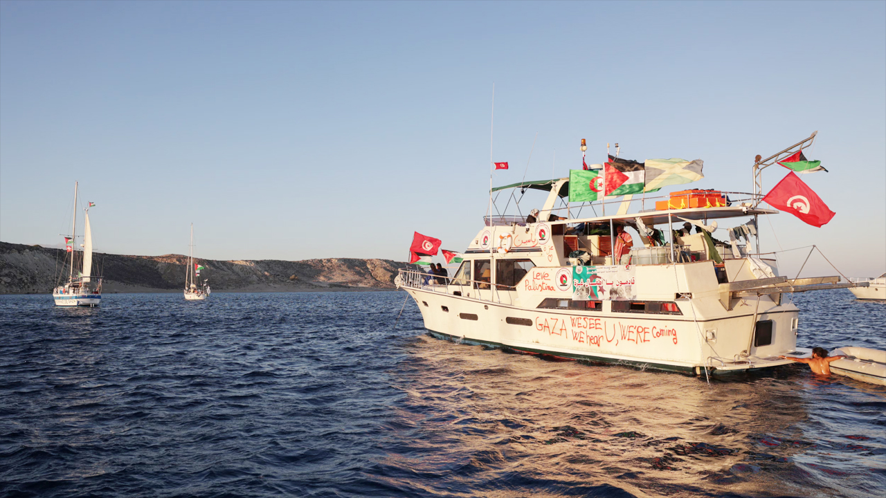 গাজায় পৌঁছানোর আগেই ফ্লোটিলার যাত্রা শেষ, একটি এখনও গাজার পথে